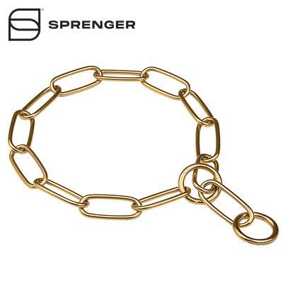 Brass Long Link Chain Collar - 4.0 mm