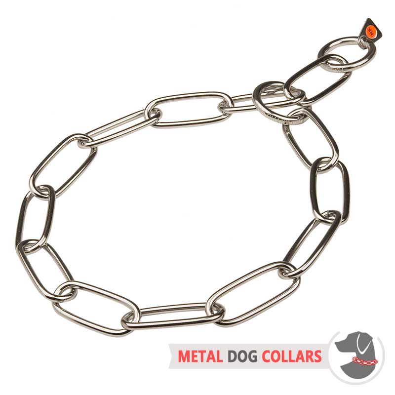 stainless steel fur saver choke collar hs10 1091 51604 herm sprenger size chart