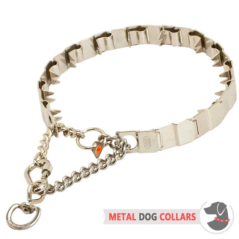 Stainless Steel Neck Tech Pinch Dog Collar [HS741091 50155 014 (55