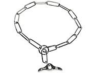 FUR SAVER DOG COLLAR WITH TOGGLE- Choke Chain Training Collar FUR SAVER DOG COLLAR WITH TOGGLE- Choke Chain Training Collar