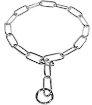 FUR SAVER DOG COLLAR STEEL CHROMIUM PLATED WIDTH 4 MM FUR SAVER DOG COLLAR STEEL CHROMIUM PLATED WIDTH 4 MM