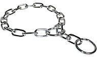 FUR SAVER SHORT LINK DOG COLLAR STEEL CHROMIUM PLAT-Choke collar FUR SAVER SHORT LINK DOG COLLAR STEEL CHROMIUM PLAT-Choke collar