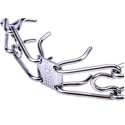 Stainless Steel Pinch Prong Collar with Swivel and Snap Hook (3.25mm x 23 inches)