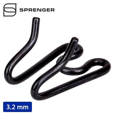 Black Stainless Steel Extra Link for Prong Collar - 3.2 mm