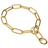 Brass Fur Saver Dog Collar Brass Fur Saver Dog Collar