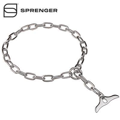 Chrome Plated Medium Sized Link Chain Collar with Toggle - 3.4 mm