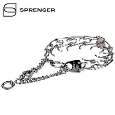 Chrome Plated Prong Collar with Swivel and Quick Release Snap Hook (2.25 mm x 16 in) Herm Sprenger
