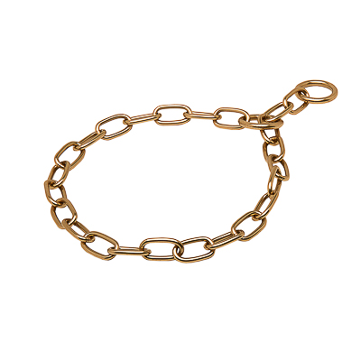 Curogan Medium Sized Link Chain Collar - 3.0 mm