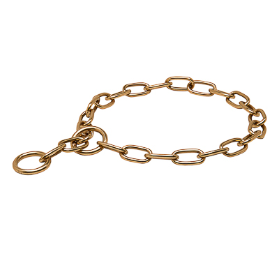 Curogan Medium Sized Link Chain Collar - 3.0mm