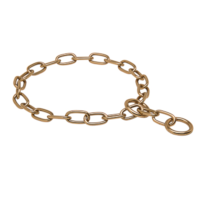 Curogan Medium Sized Link Chain Collar - 3.0 mm