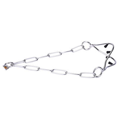 Stainless Steel Dog Show Collar with Plastic Capped Prongs - 3.0mm