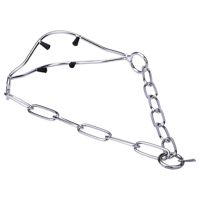 Stainless Steel Dog Show Collar with Plastic Capped Prongs - 3.0mm