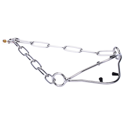 Stainless Steel Dog Show Collar with Plastic Capped Prongs - 3.0mm