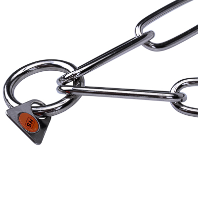 Stainless Steel Dog Show Collar with Plastic Capped Prongs - 3.0mm