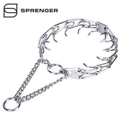 Herm Sprenger Chrome Plated Steel Pinch Prong Collar (2.25 mm x 16 inches)