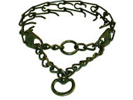 Pinch Collar made of Steel and plated with Antique Copper Pinch Collar made of Steel and plated with Antique Copper
