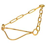 Herm Sprenger Brass German Style Show Collar - HS Show Collar Herm Sprenger Brass German Style Show Collar - HS Show Collar
