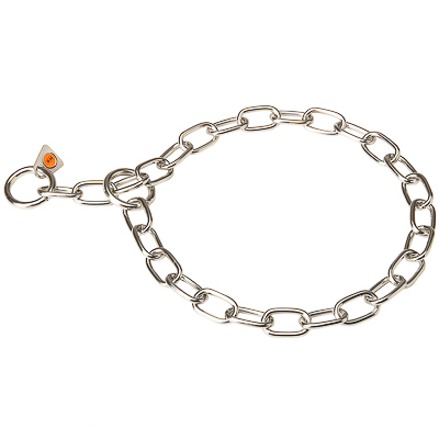 Stainless Steel Medium Sized Link Chain Collar - 3.0 mm