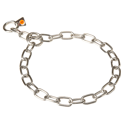 Stainless Steel Medium Sized Link Chain Collar - 3.0 mm
