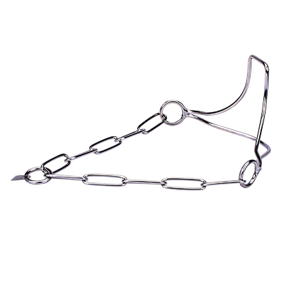 Stainless Steel Show Dog Collar with Formed Cradle  -  3.0mm