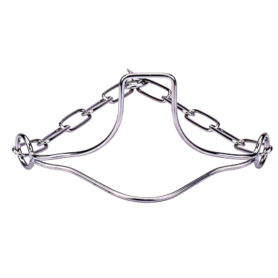 Stainless Steel Show Dog Collar with Formed Cradle  -  3.0mm