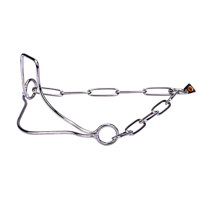 Stainless Steel Show Dog Collar with Formed Cradle  -  3.0mm