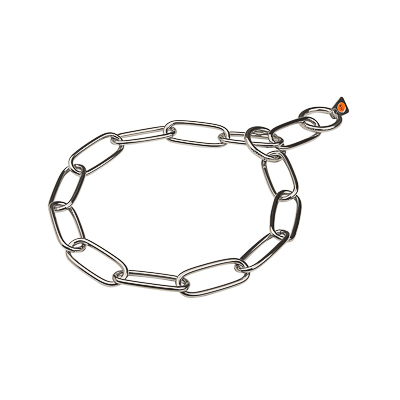 Stainless Steel Long Link Chain Collar - 4.0 mm