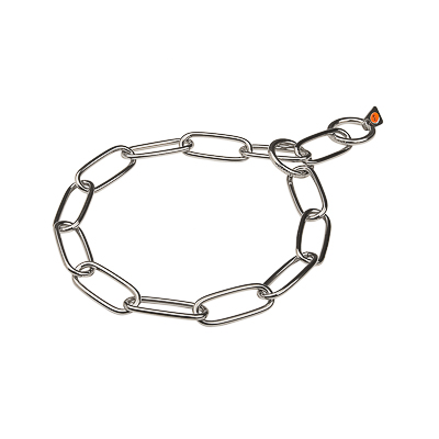 Stainless Steel Long Link Chain Collar - 4.0mm