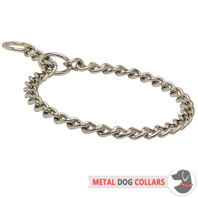 Chain Choke Dog Collar [HS11091 51012 (02) Choke Collar] Prong
