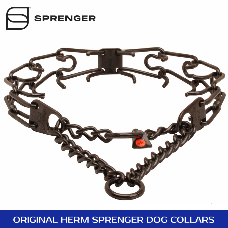 black chain collar