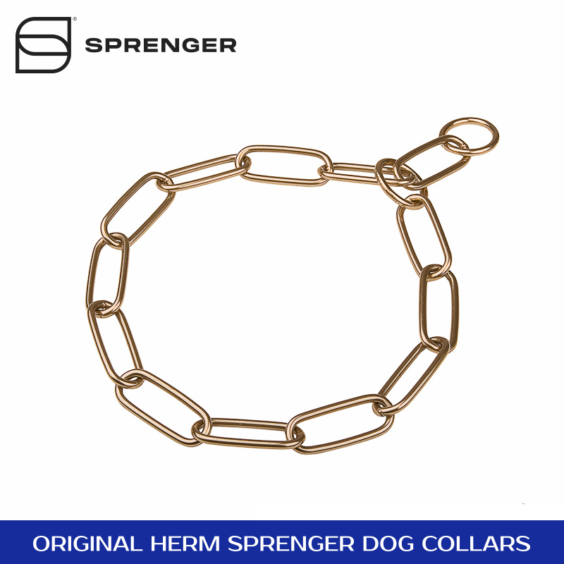 Herm Sprenger Curogan Ultra Plus Prong Collar Twin O Ring 4.0mm 