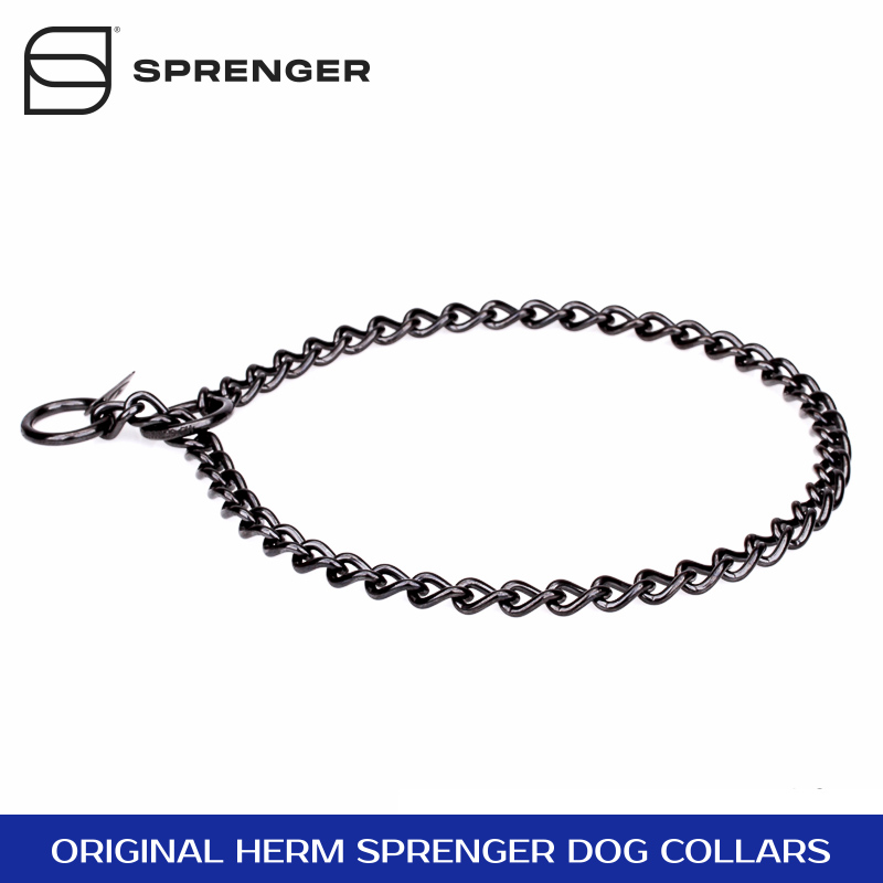 black chain collar