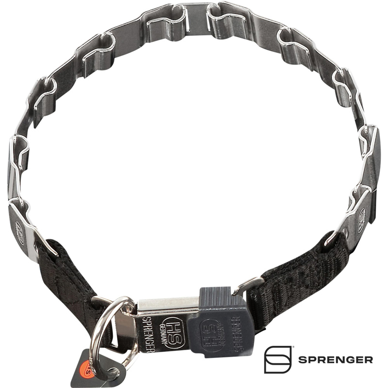 Dog Collar HS Sprenger Silver 4 mm Links Twisted (65 cm)