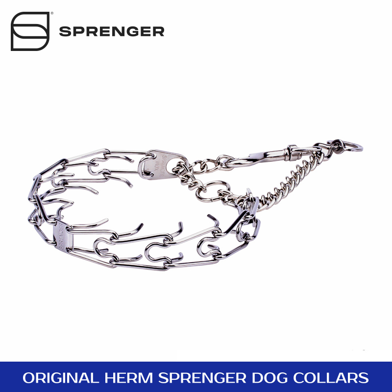 Stainless Steel Pinch Prong Collar with Swivel and Snap Hook (3.2 mm x 23 inches)