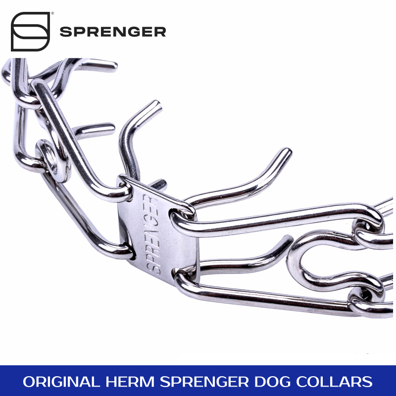Stainless Steel Pinch Prong Collar with Swivel and Snap Hook (3.2 mm x 23 inches)
