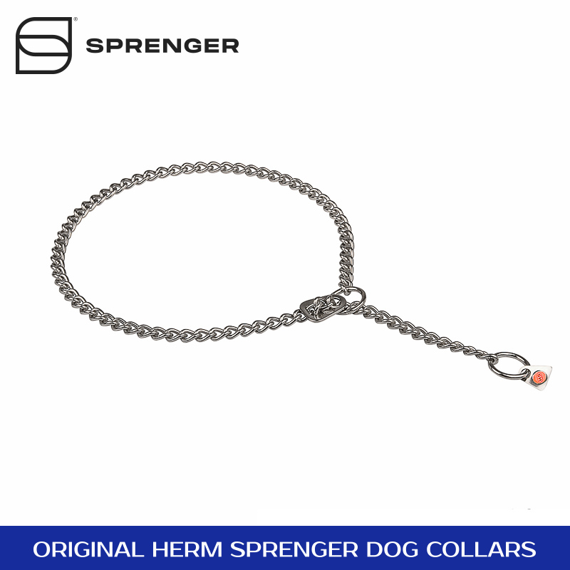 Dog Pet Collars Chrome Stainless Steel P Chock Metal Chain Training 3 MM x 50 CM