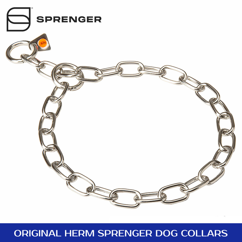 Stainless Steel Medium Sized Link Chain Collar - 3.0 mm