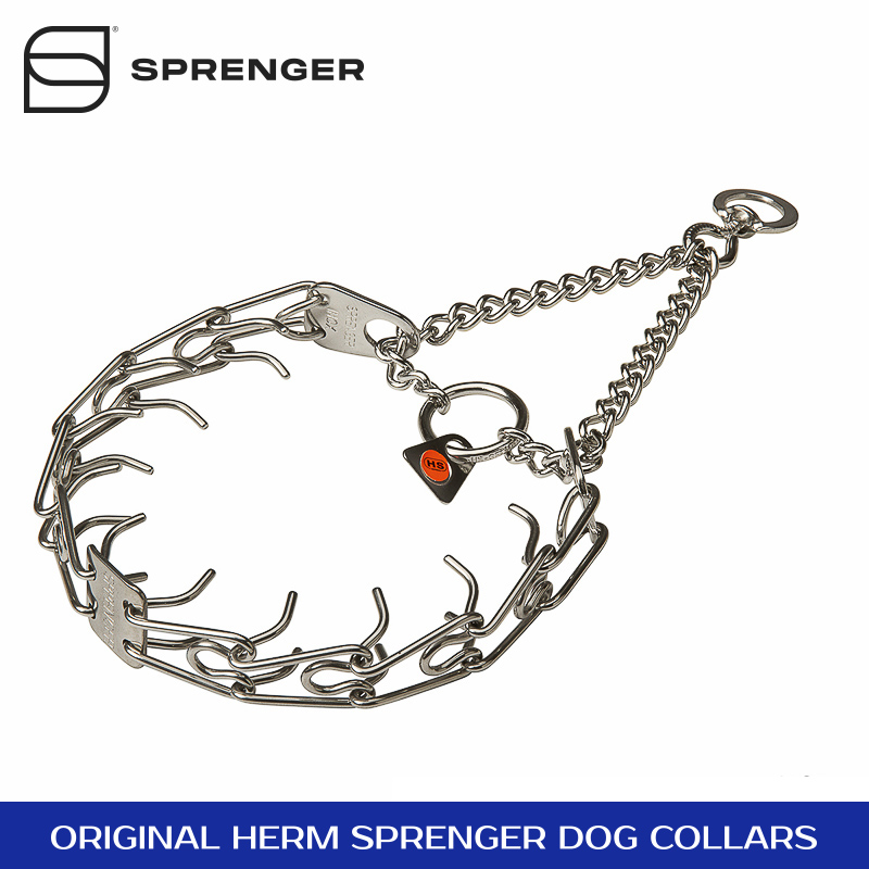 Stainless Steel Pinch Prong Collar with Swivel (2.25 mm x 16 inches) Herm Sprenger